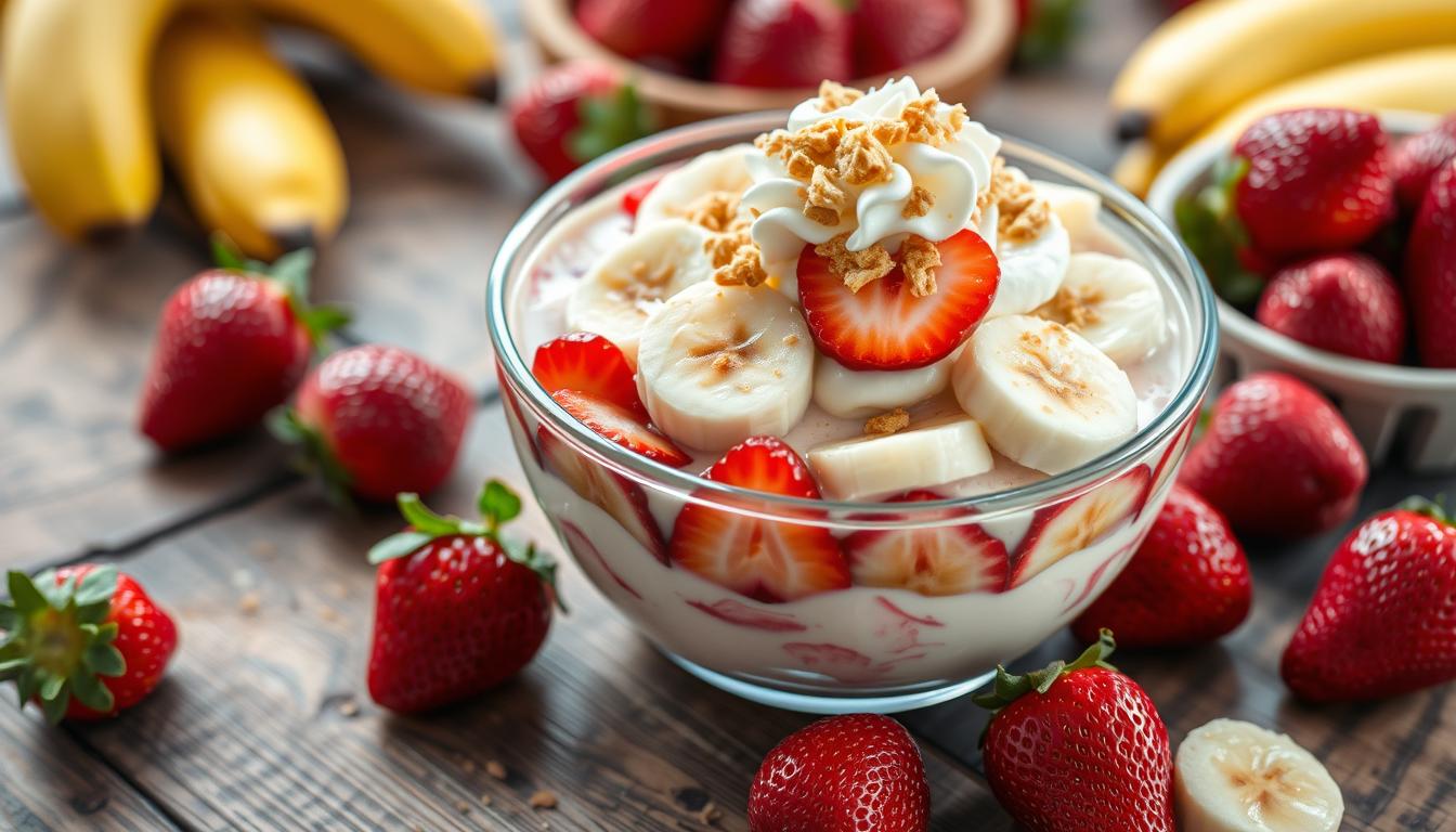 Creamy Strawberry Banana Pudding