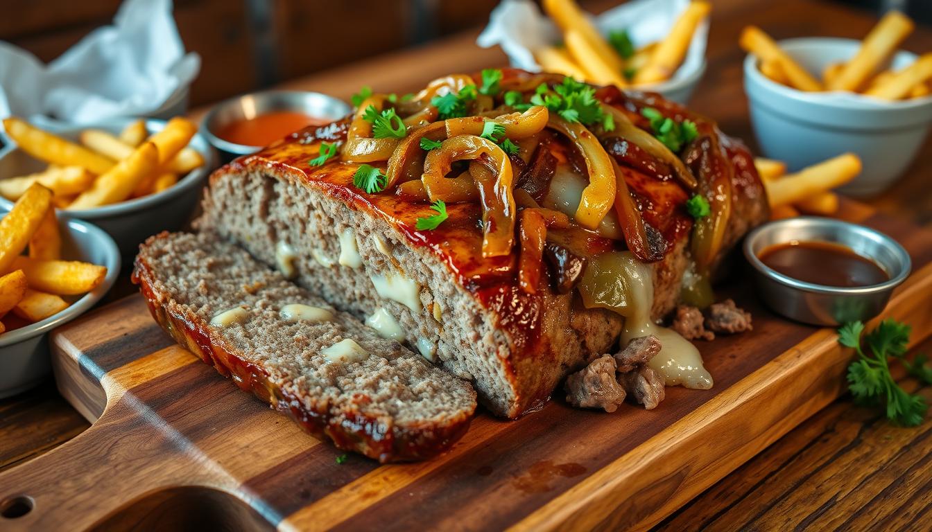 Philly Cheesesteak Meatloaf