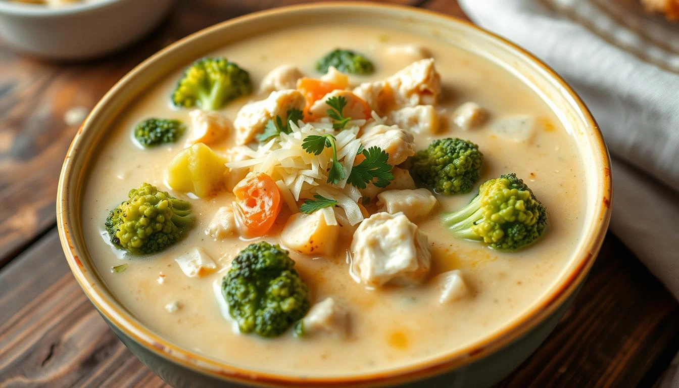 chicken broccoli cheese soup