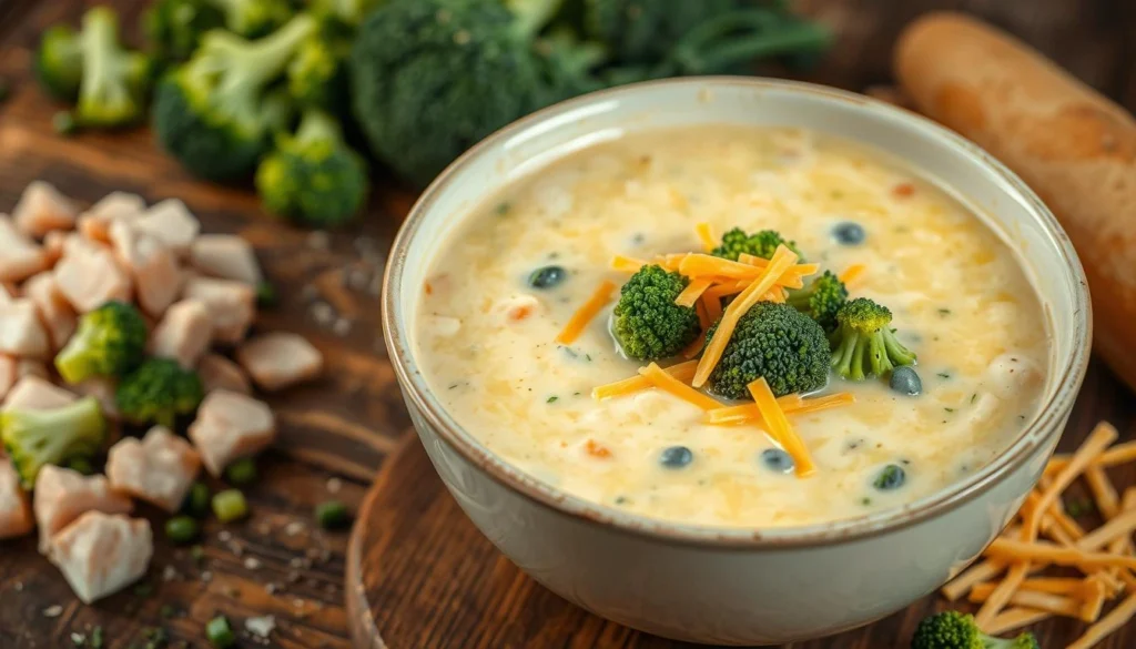 Chicken Broccoli Cheese Soup Recipe