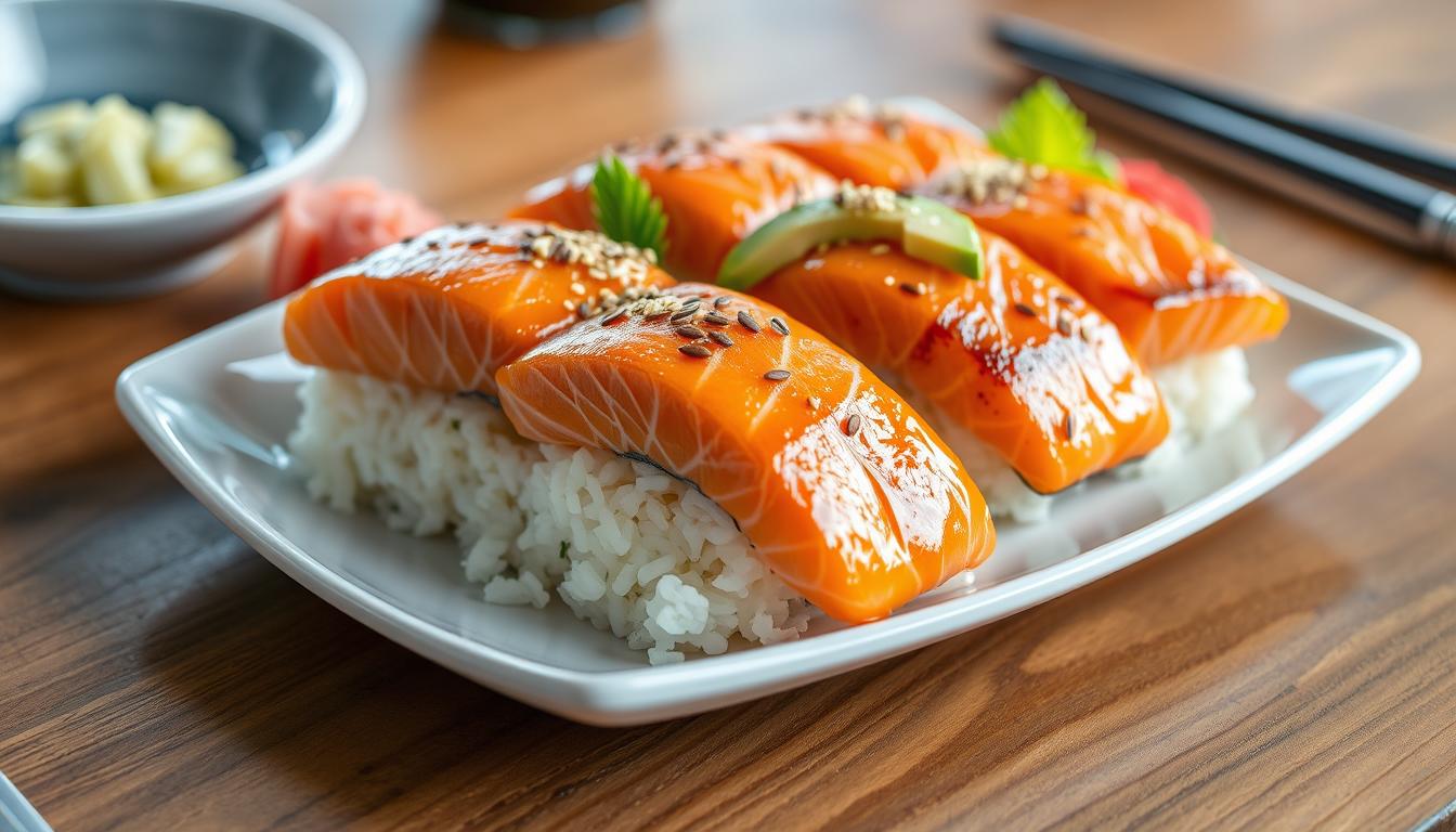 Baked Salmon Sushi Recipe