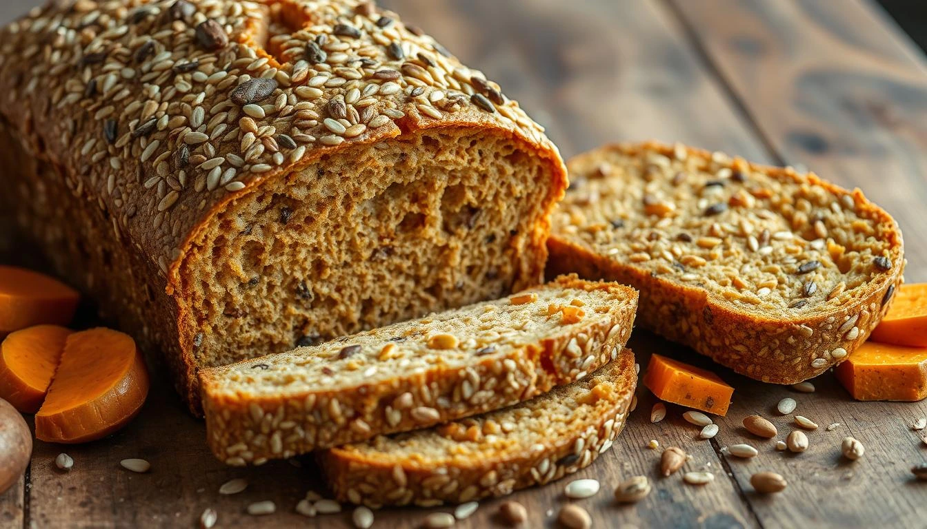 Seeded Miso Sweet Potato Bread Recipe