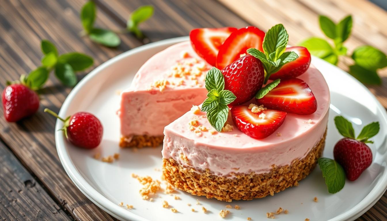 Strawberry Crunch Cheesecake Recipe