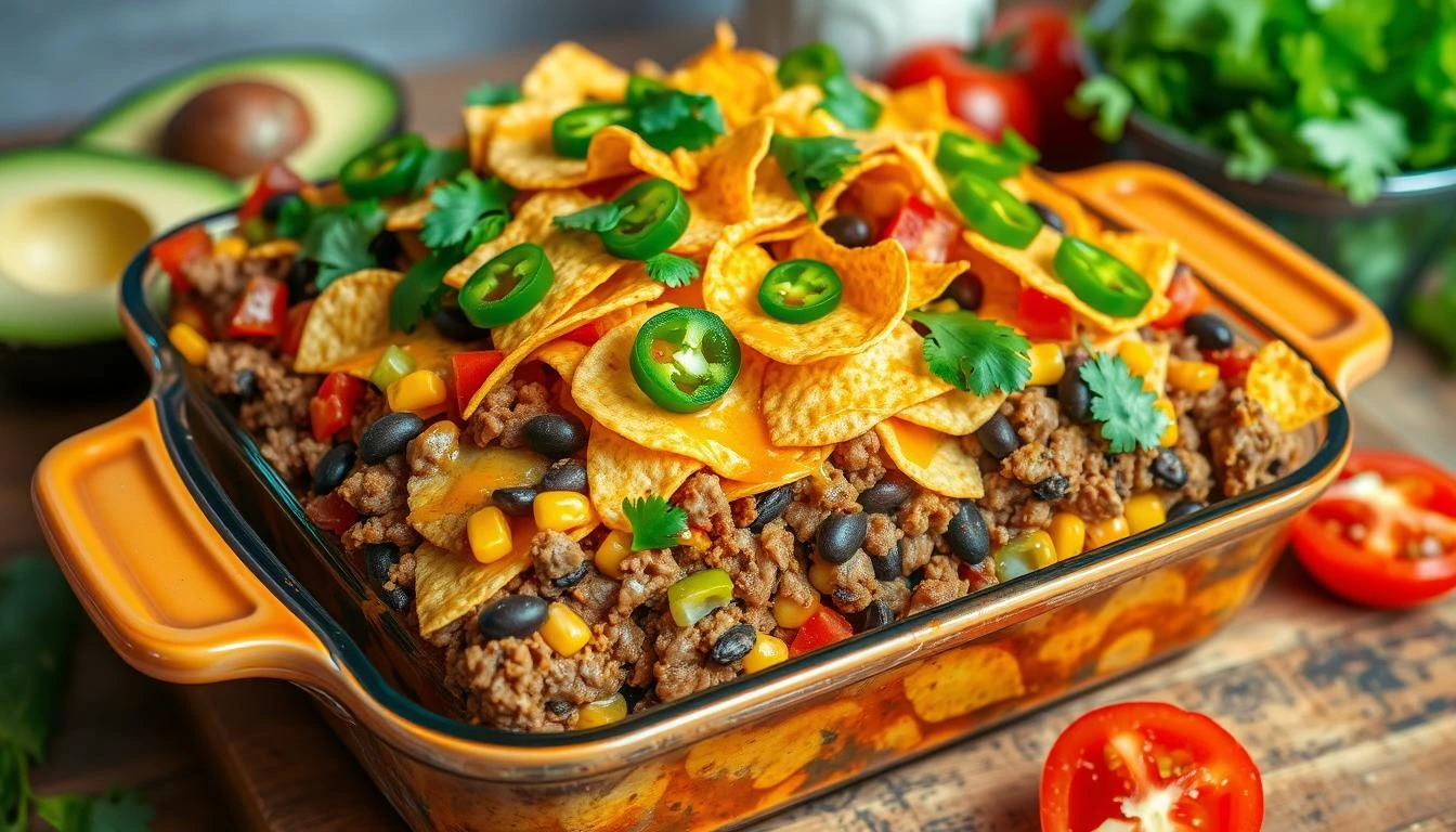 Walking Taco Casserole Recipe